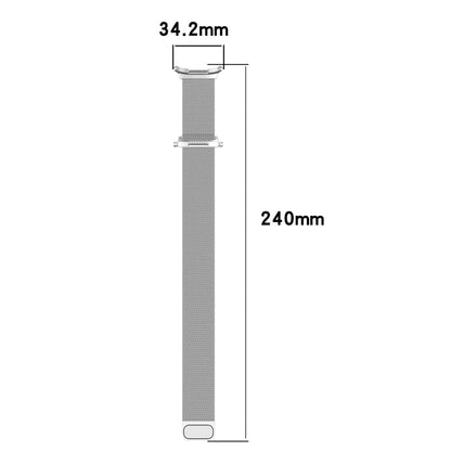 Samsung Galaxy Watch Ultra 47Mm Milanese Loop Strap [Black]