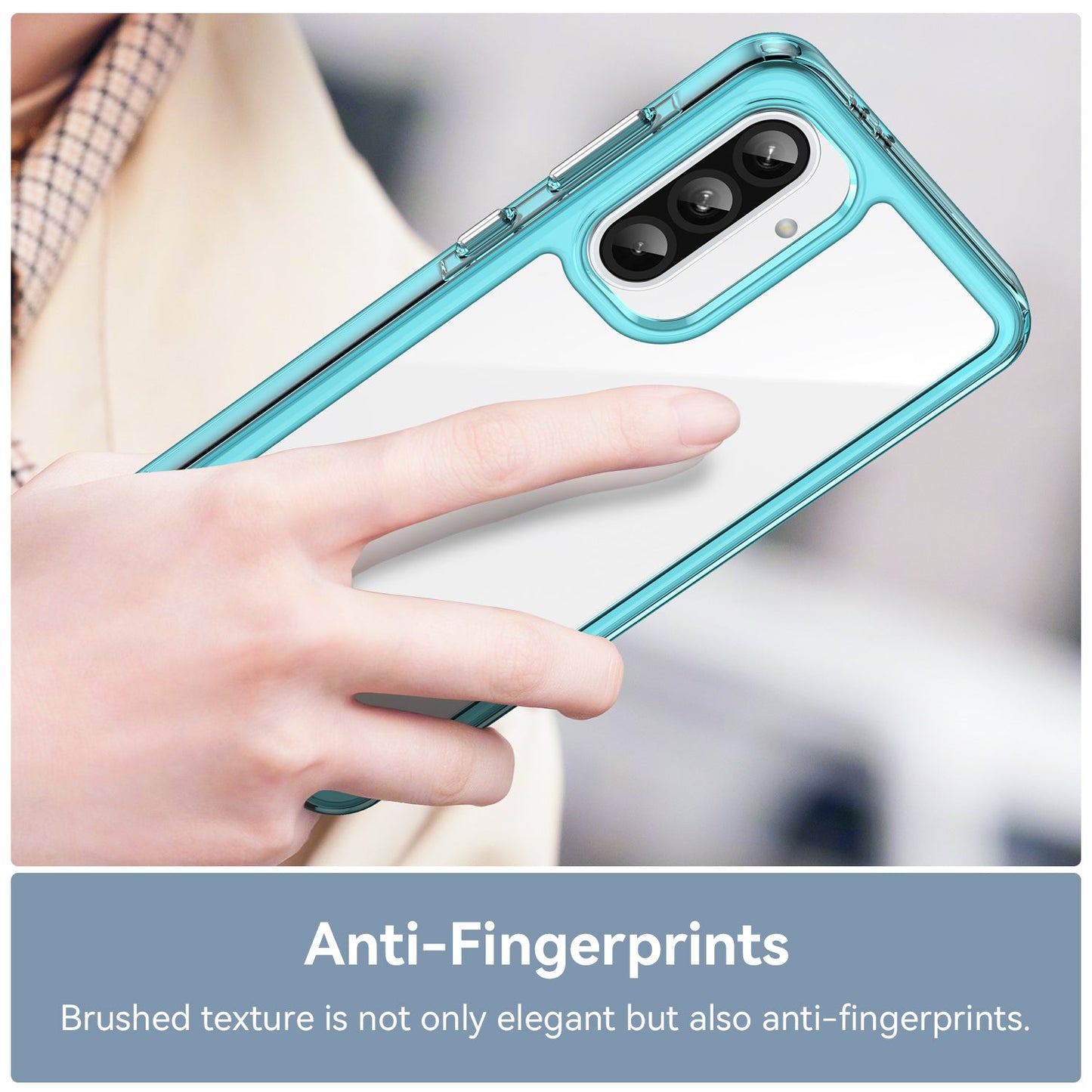 Samsung Galaxy A56 5G Soft Gel Case [Clear Blue]