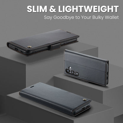 Samsung Galaxy S25Fe Pu Wallet Case [Black]