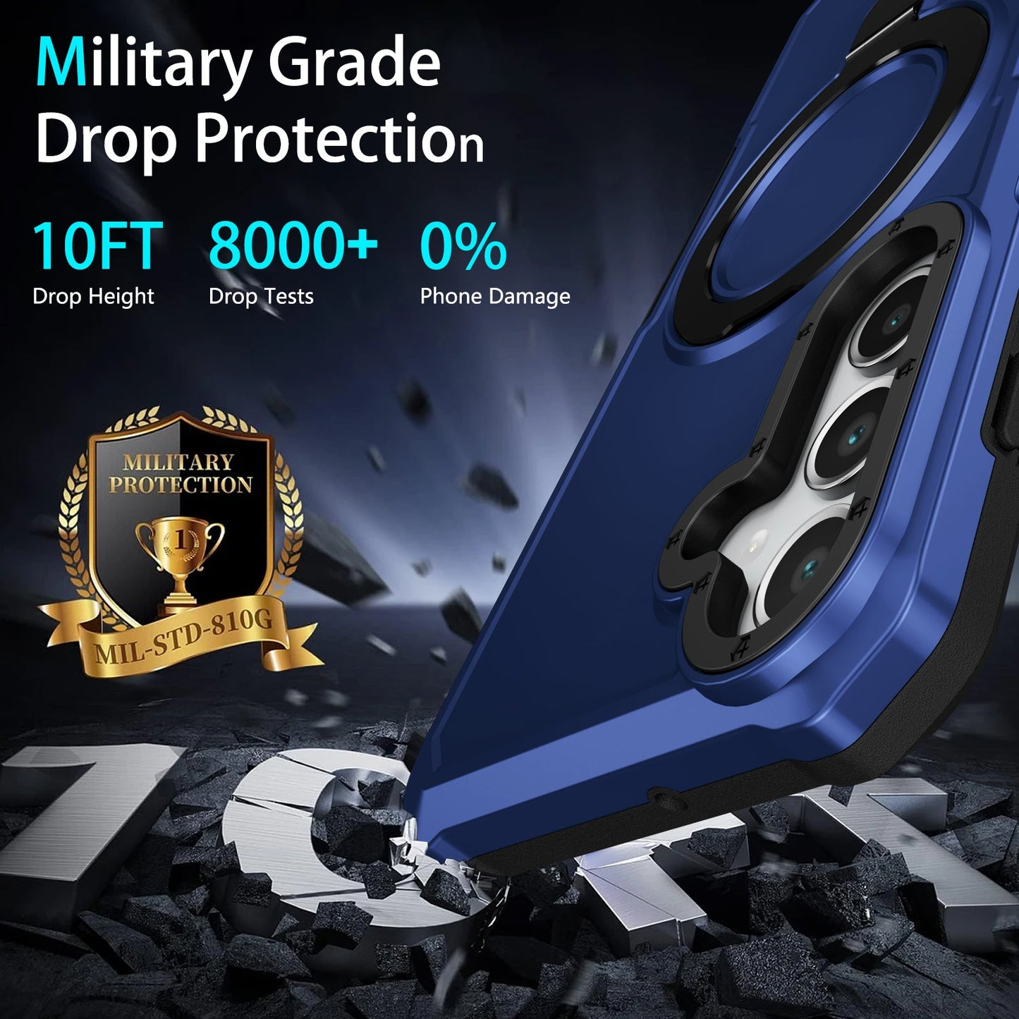 Galaxy A16 Heavy Duty Case [Navy]