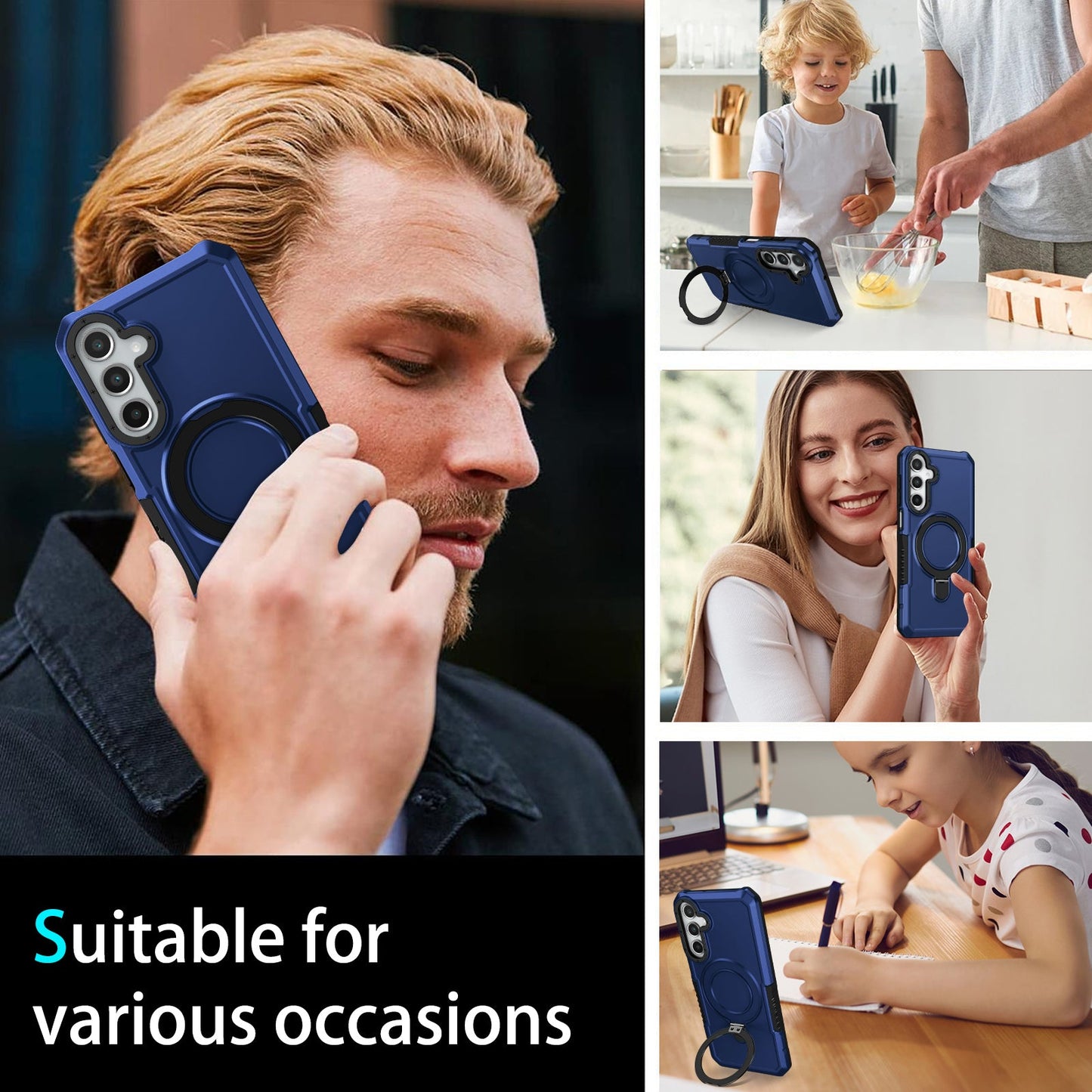 Galaxy A16 Heavy Duty Case [Navy]