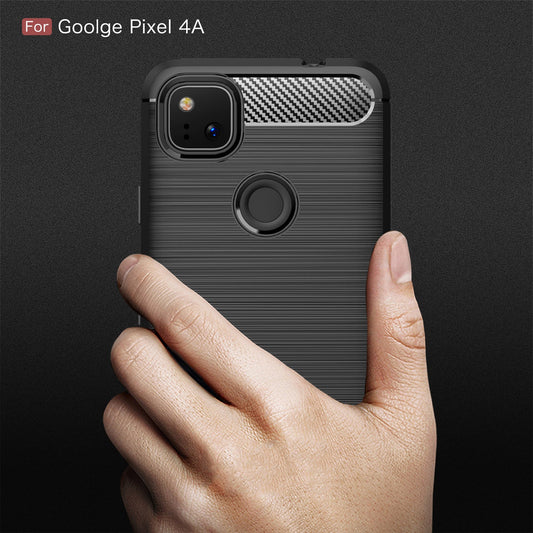 Google Pixel 4a 4g Carbon Fibre Case [Navy]