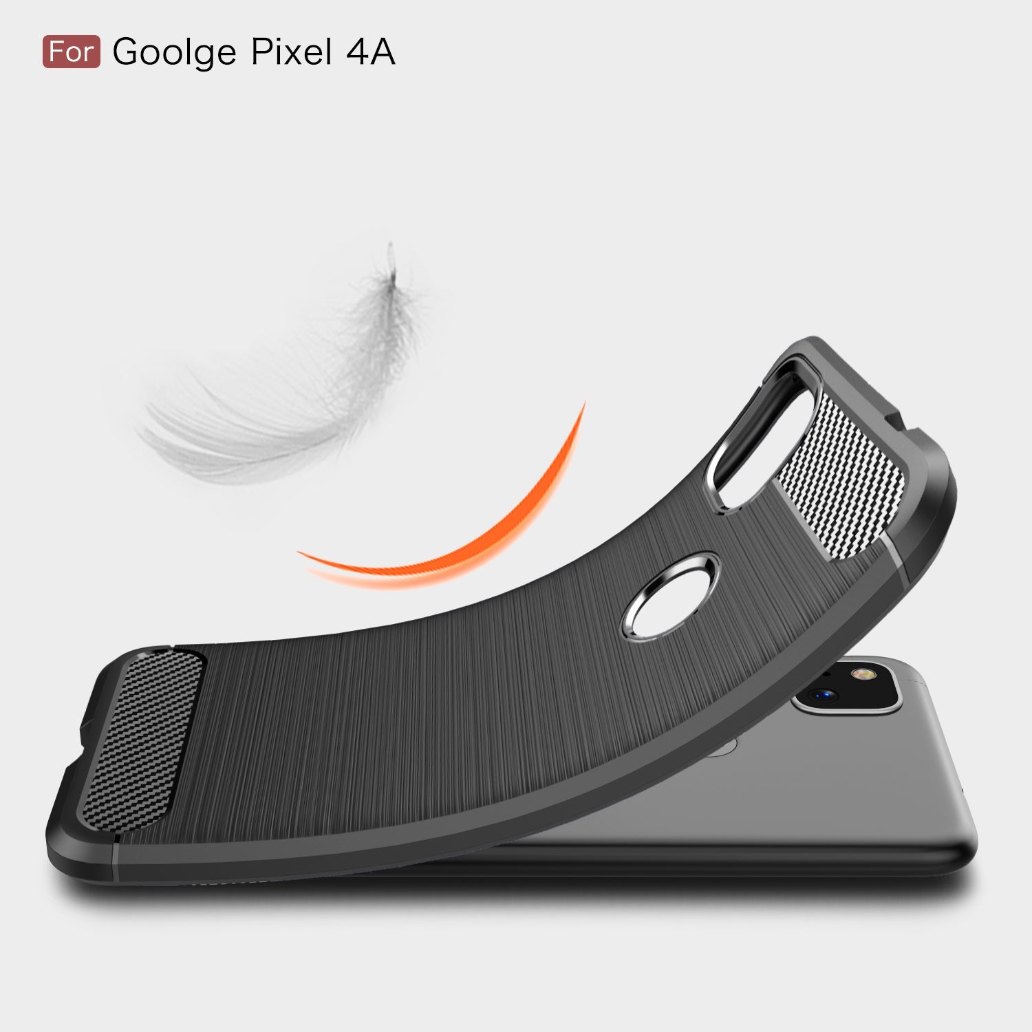 Google Pixel 4a 4g Carbon Fibre Case [Navy]