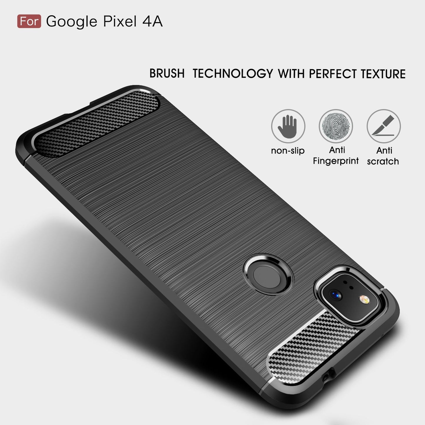 Google Pixel 4a 4g Carbon Fibre Case [Navy]