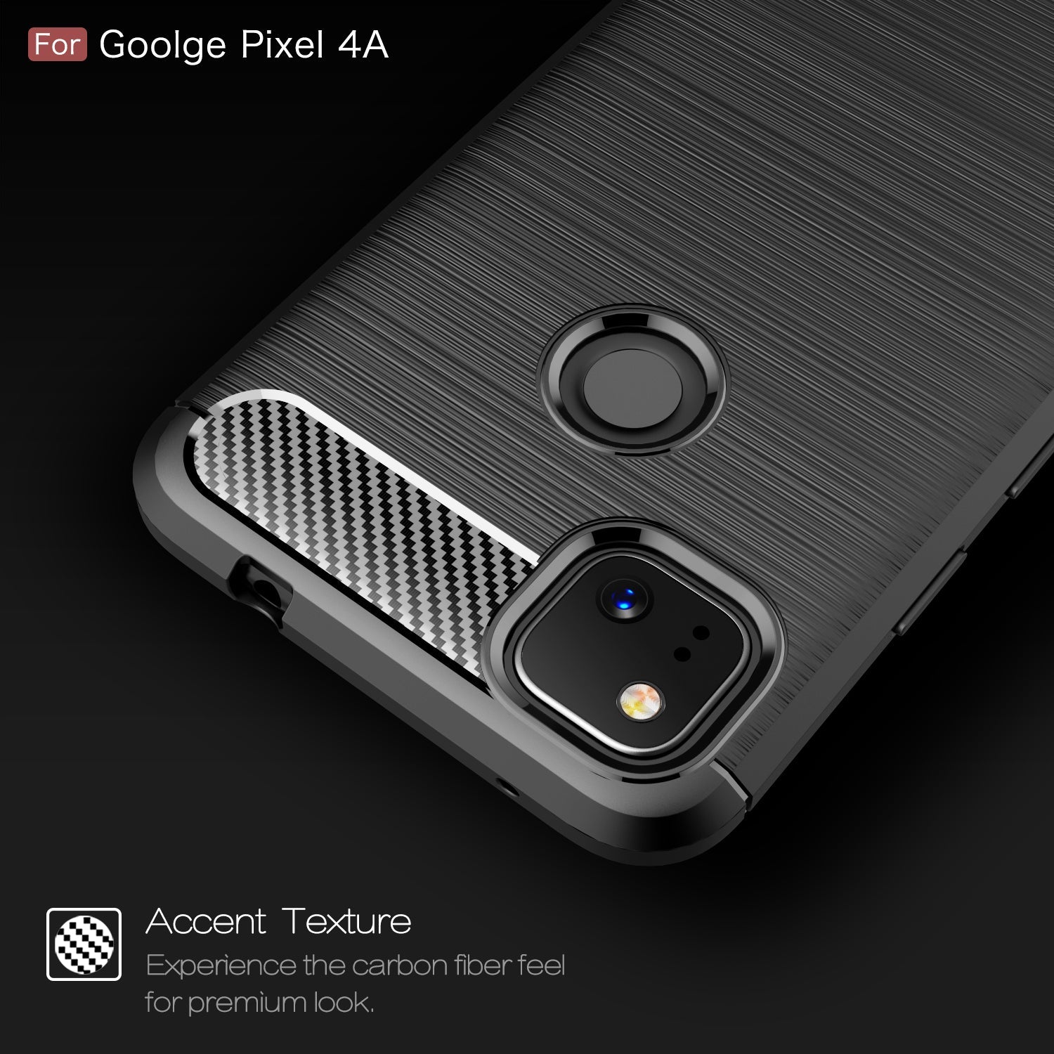 Google Pixel 4a 4g Carbon Fibre Case [Navy]