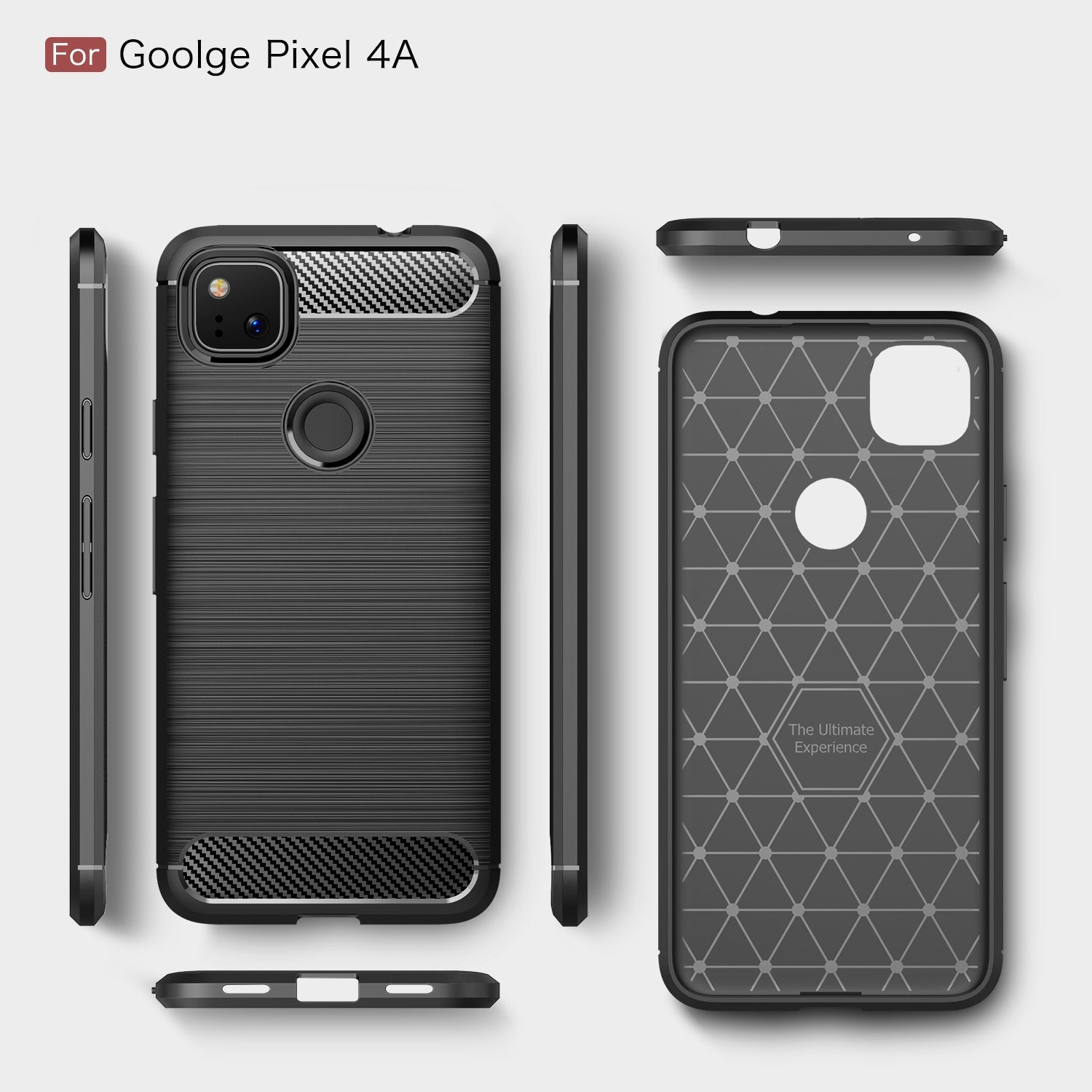 Google Pixel 4a 4g Carbon Fibre Case [Navy]