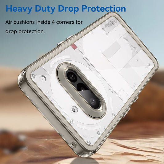 Nothing Phone (3A) Soft Gel Case [Clear Grey]