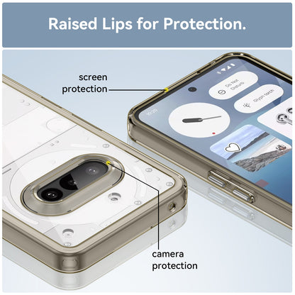 Nothing Phone (3A) Soft Gel Case [Clear Grey]