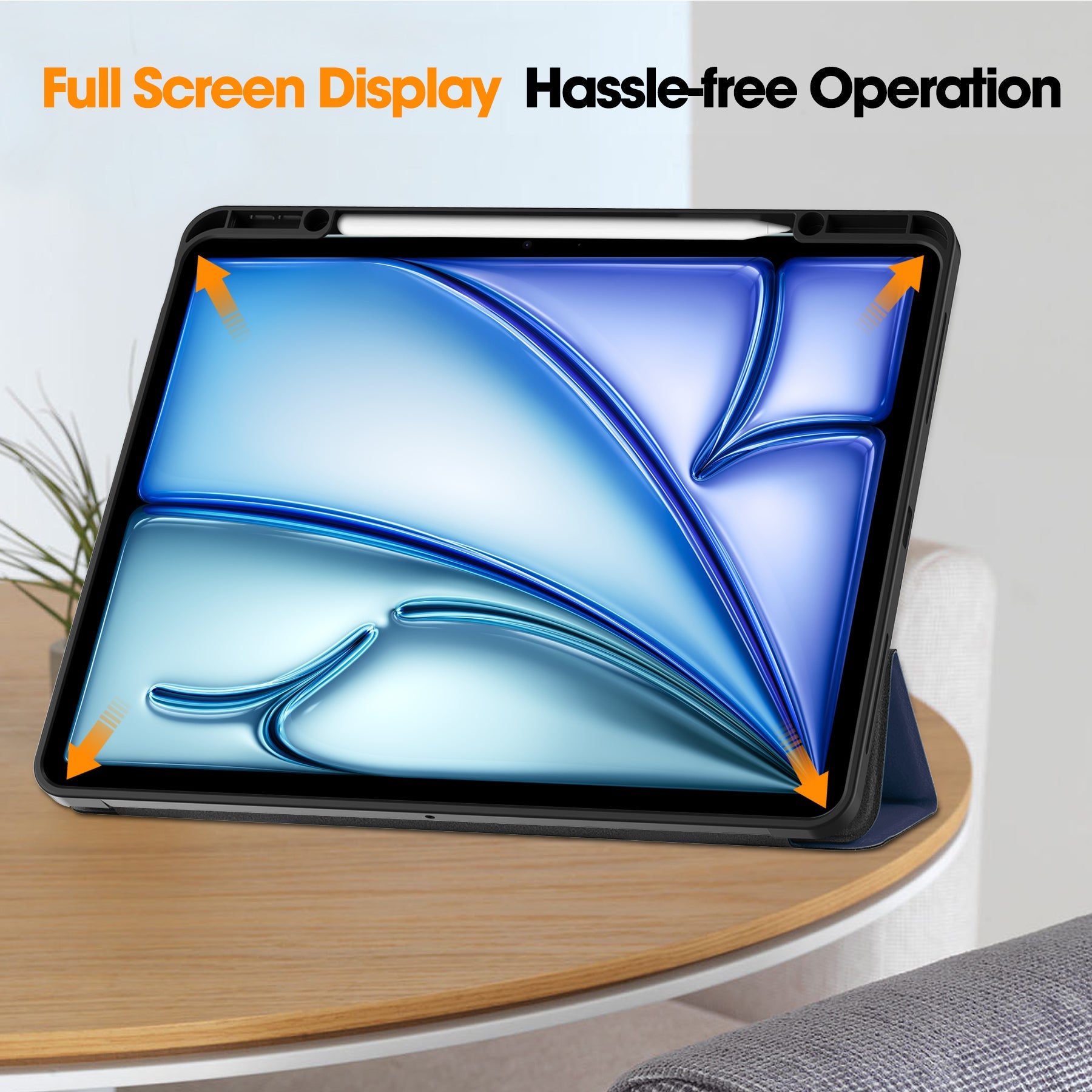 Ipad Air 13" (M3, 2025) Pen Holder Case [Navy]