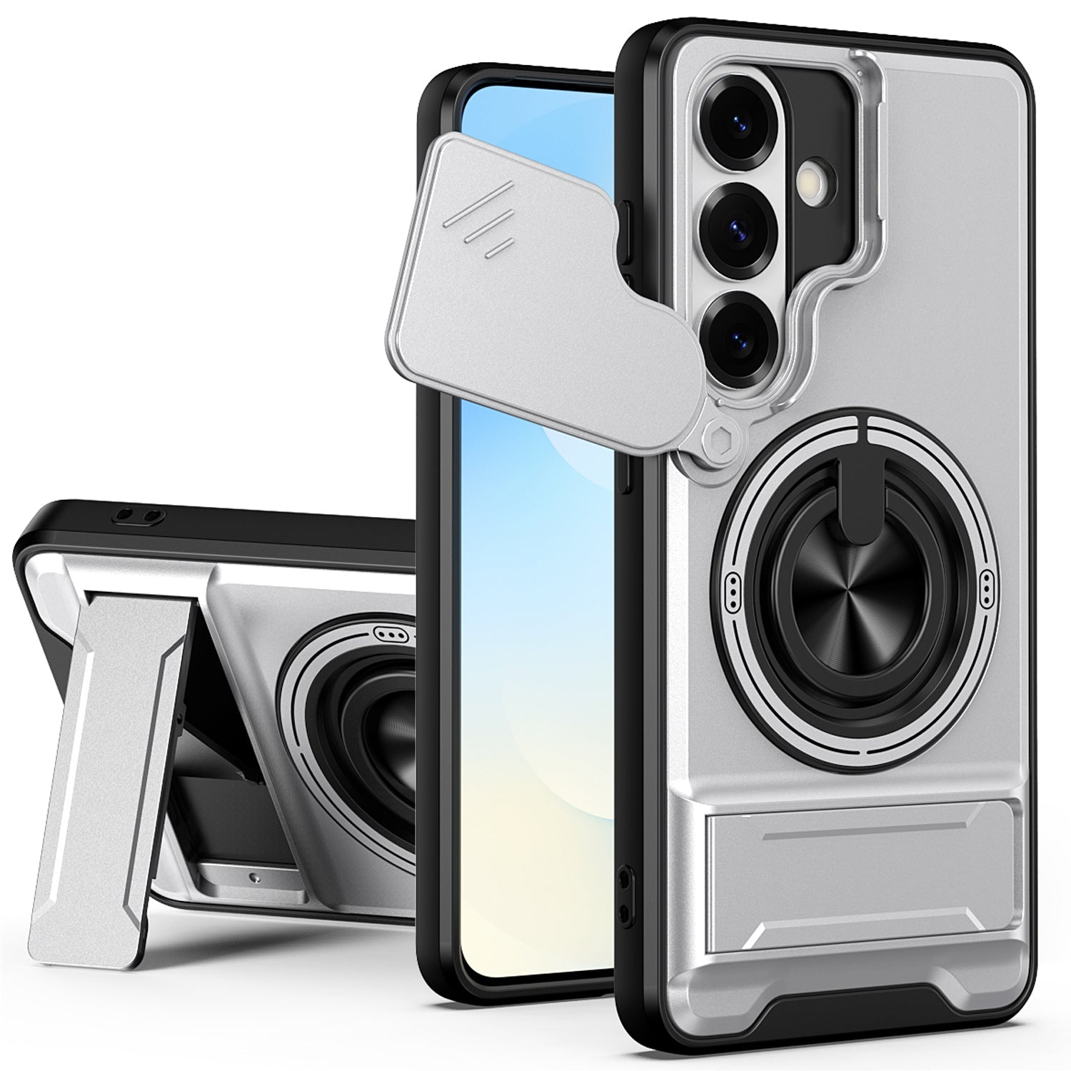 Galaxy S26 Magsafe Sliding Cover Case [Silver]