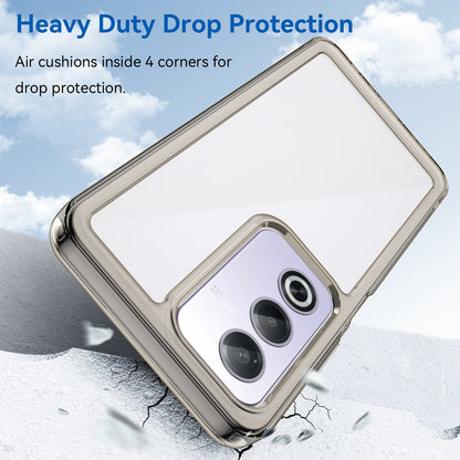 Oppo A80 5G Soft Gel Bumper Case [Clear Grey]