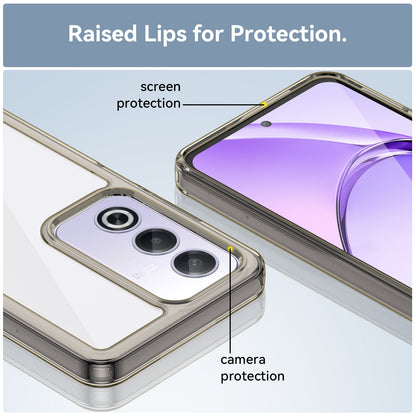 Oppo A80 5G Soft Gel Bumper Case [Clear Grey]
