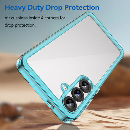Galaxy S25 Plus Soft Gel Bumper Case [Clear Blue]