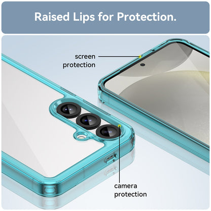 Galaxy S25 Plus Soft Gel Bumper Case [Clear Blue]