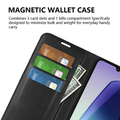 Xiaomi Redmi 14C 4G Pu Wallet Case [Red]