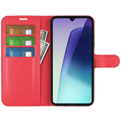 Xiaomi Redmi 14C 4G Pu Wallet Case [Red]