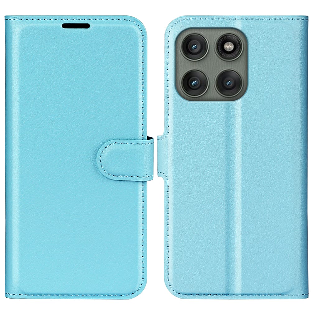 Moto Edge 60 Pro Pu Wallet Case [Lightblue]