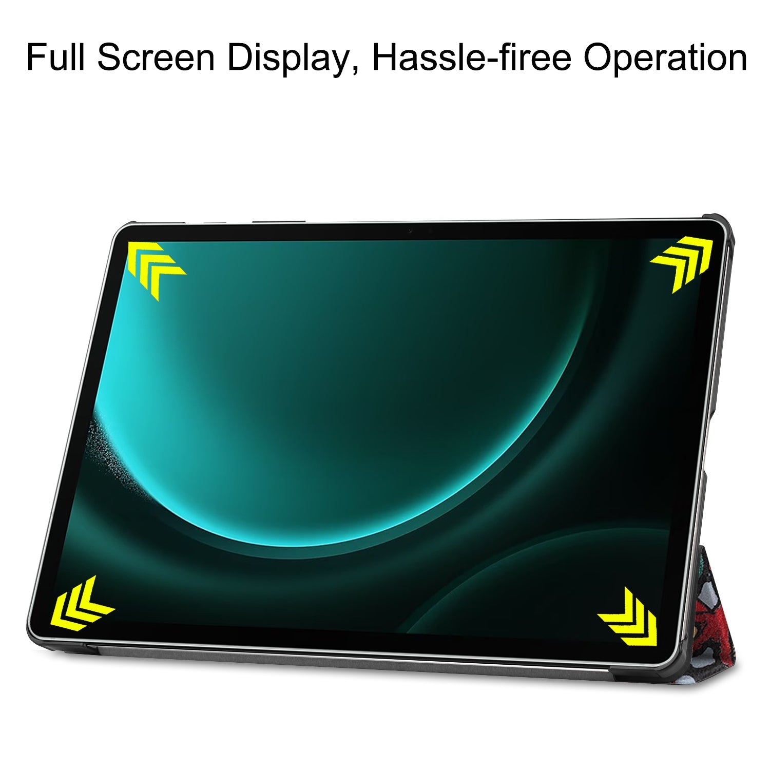 Galaxy Tab S10 Plus X820 Designer Tri-fold Case [Graffiti]