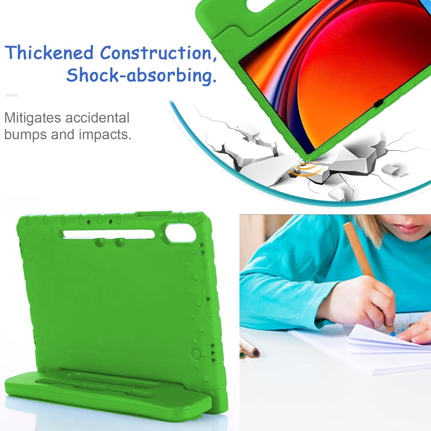 Galaxy Tab S9+ X810 Eva Shockproof Case [Green]
