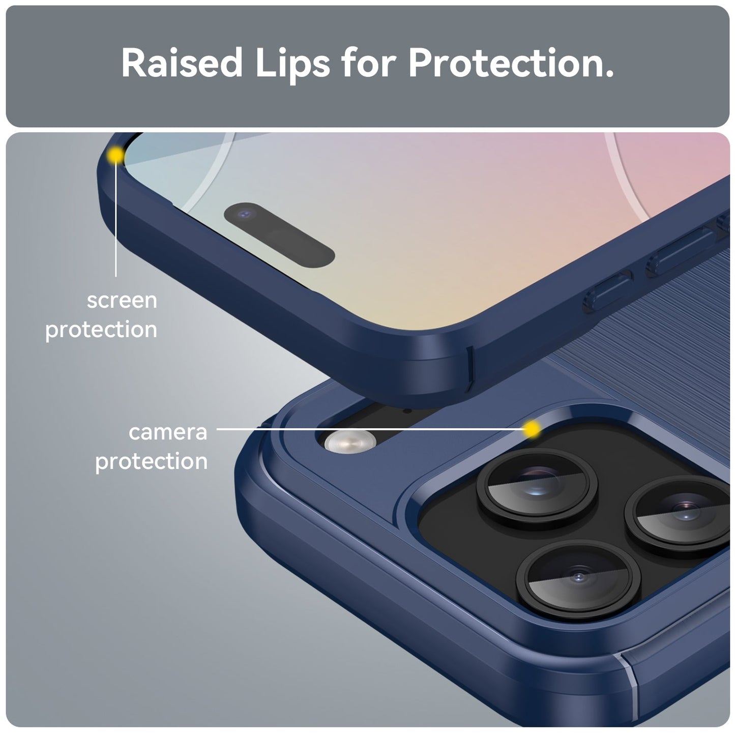 Iphone 17 Pro Carbon Fibre Case [Navy]