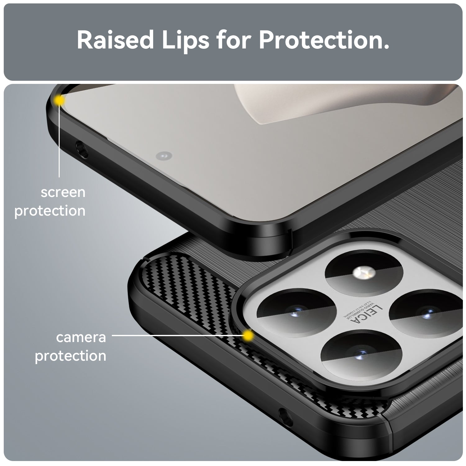 Xiaomi 15t Carbon Fibre Case [Black]