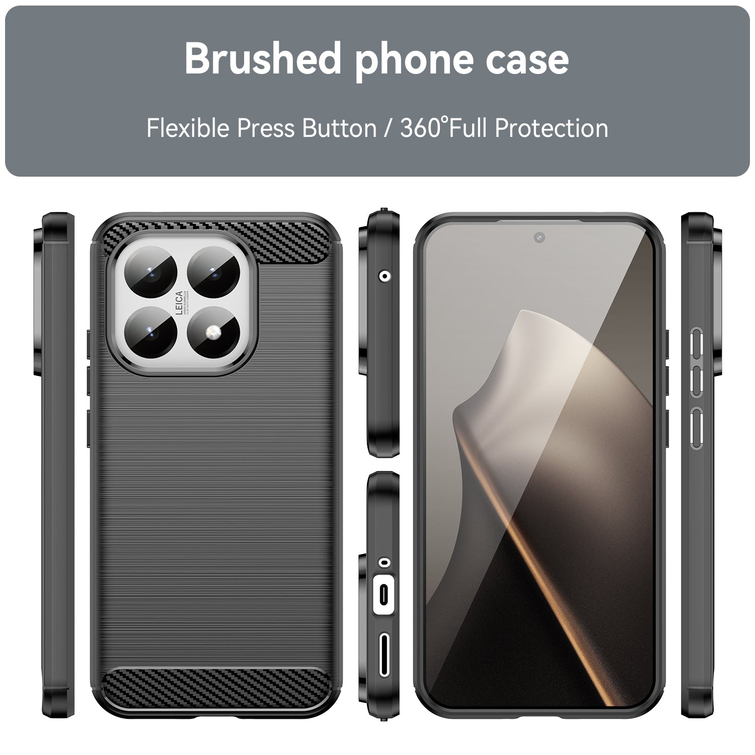 Xiaomi 15t Carbon Fibre Case [Black]