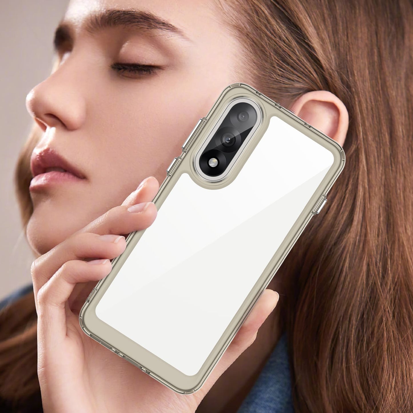 Oneplus Nord 5 Soft Gel Case [Clear Grey]