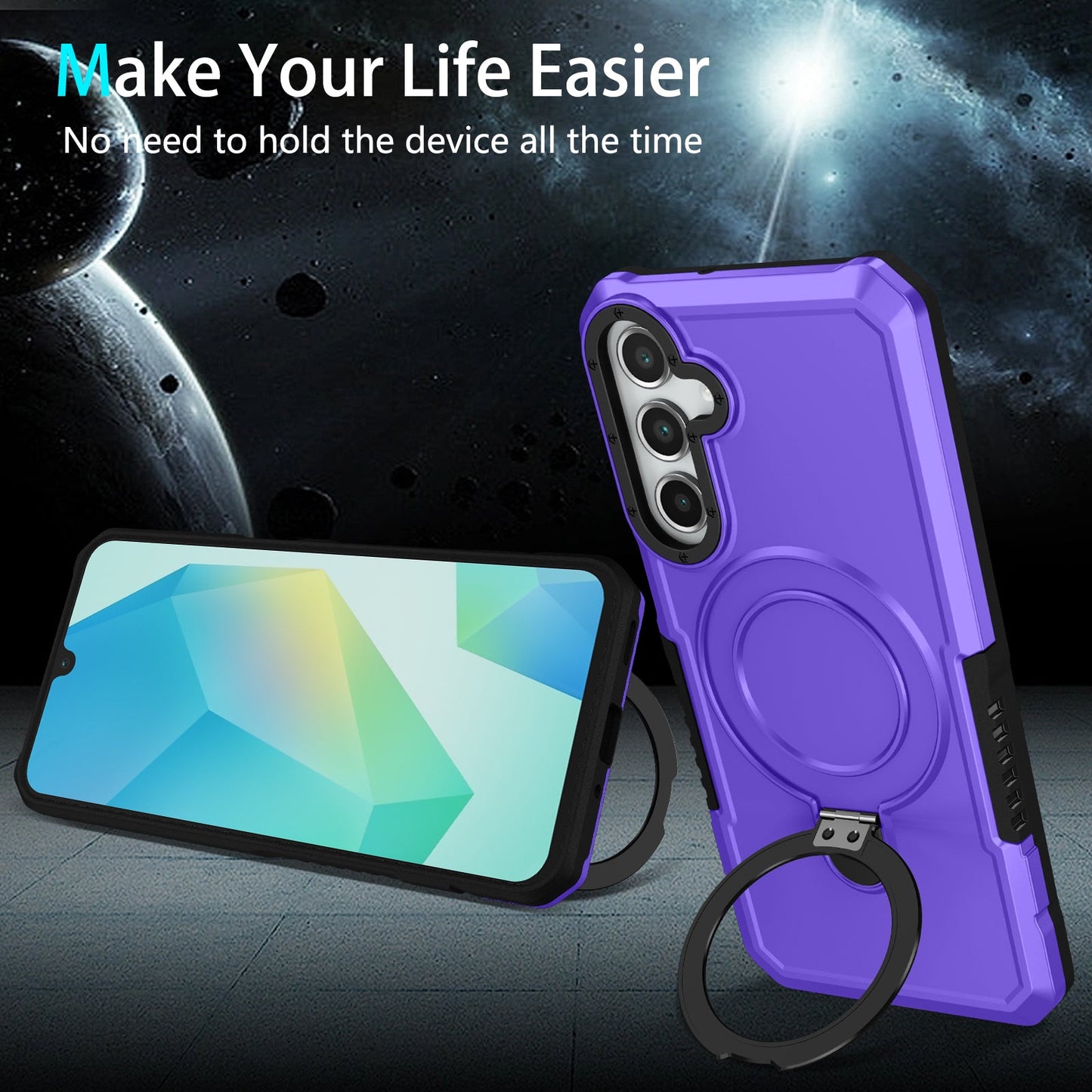 Galaxy A16 Heavy Duty Case [Purple]