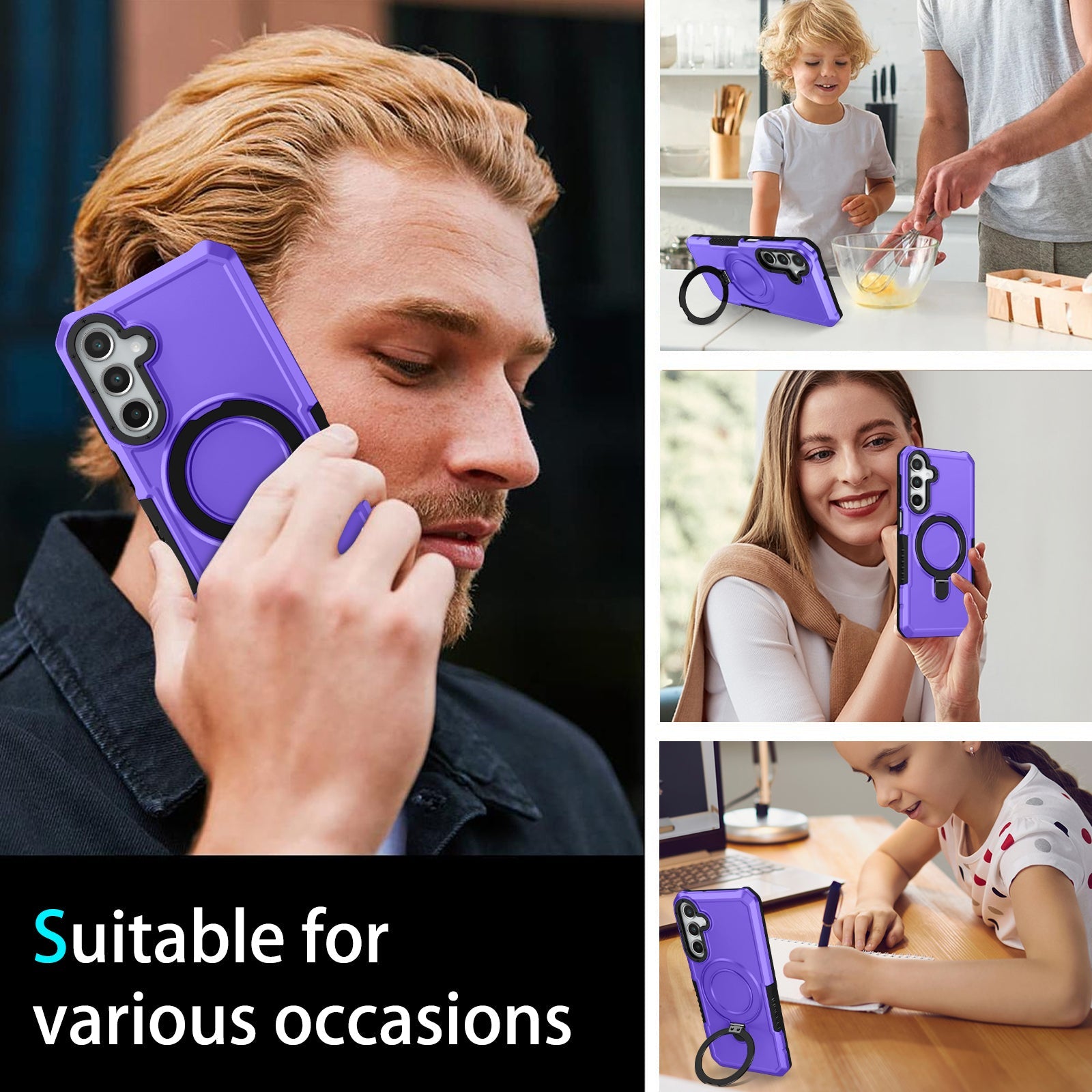 Galaxy A16 Heavy Duty Case [Purple]