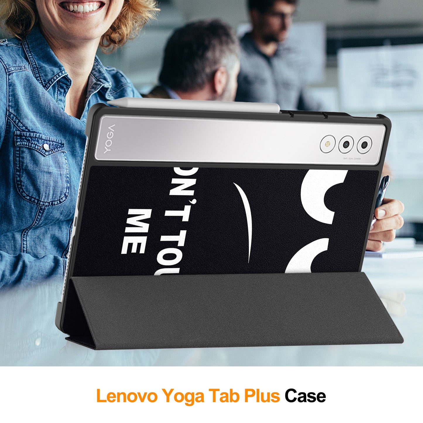 Lenovo Yoga Tab Plus 12.7 Tb520 Designer Tri-fold Case [Notouch]