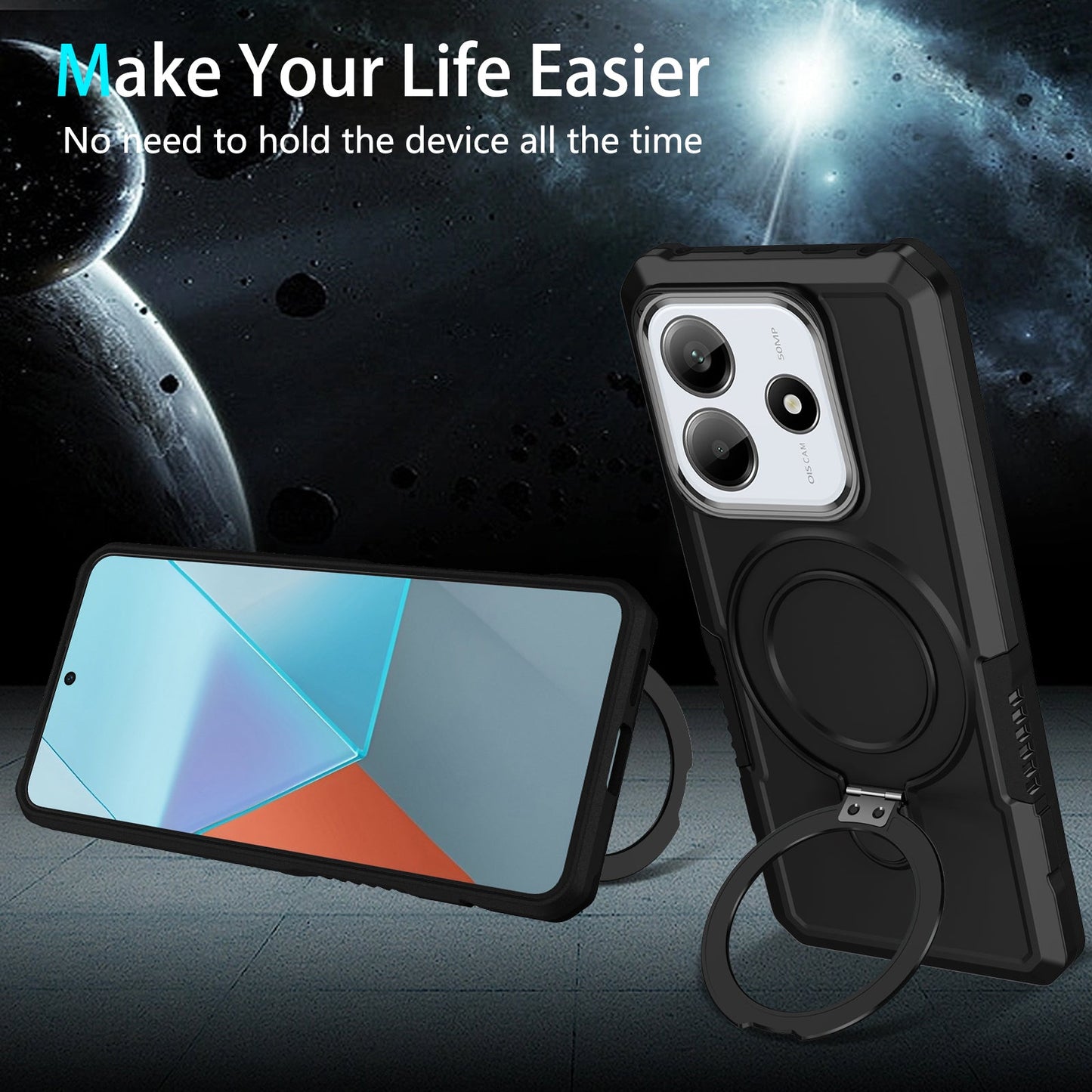 Xiaomi Redmi Note 14 5G Heavy Duty Case [Black]