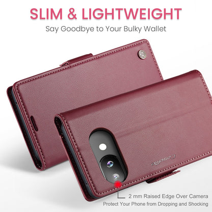 Google Pixel 9A Pu Wallet Case [Maroon]