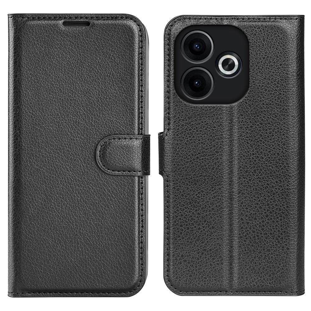 Oppo A5 Pro 5G Pu Wallet Case [Black]