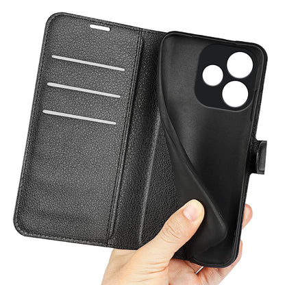 Oppo A5 Pro 5G Pu Wallet Case [Black]
