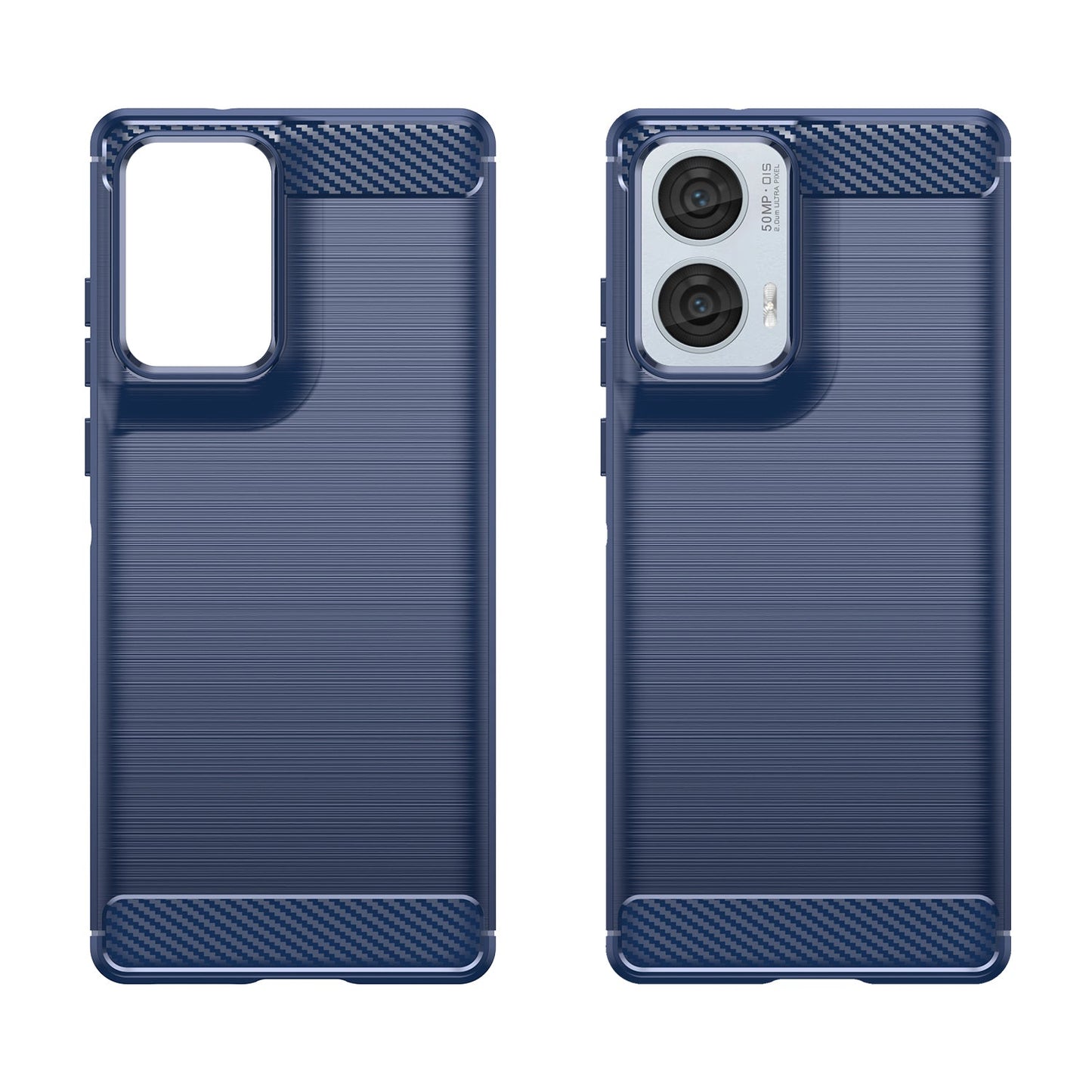 Moto Edge 50 Fusion Carbon Fibre Case [Navy]