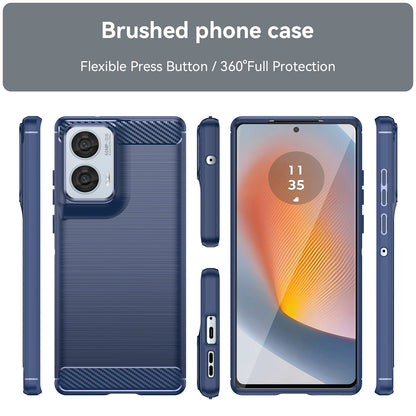 Moto Edge 50 Fusion Carbon Fibre Case [Navy]