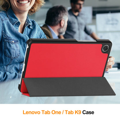 Lenovo Tab One 8.7" Tri-fold Pu Case [Red]
