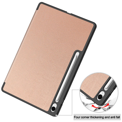 Tab S10Fe Plus Tri-Fold Pen Holder Case [Red]