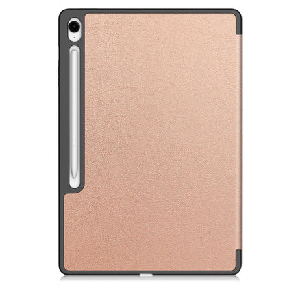 Tab S10Fe Plus Tri-Fold Pen Holder Case [Red]