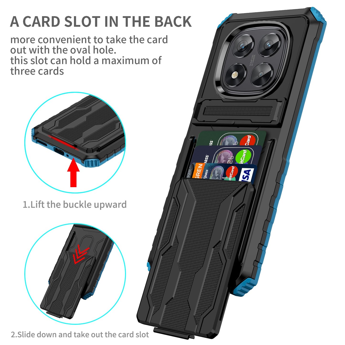 Xiaomi Redmi Note 14 Pro 5g Heavy Duty Case [Navy]