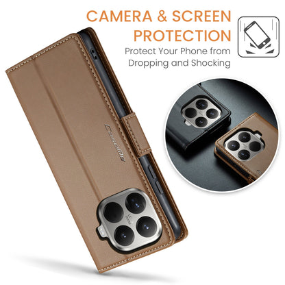 Xiaomi 15t Pro Pu Wallet Case [Brown]