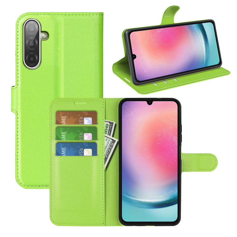 Galaxy A17 5g Pu Wallet Case [Green]