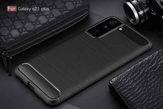 Galaxy S21 Plus Carbon Fibre Case [Black]
