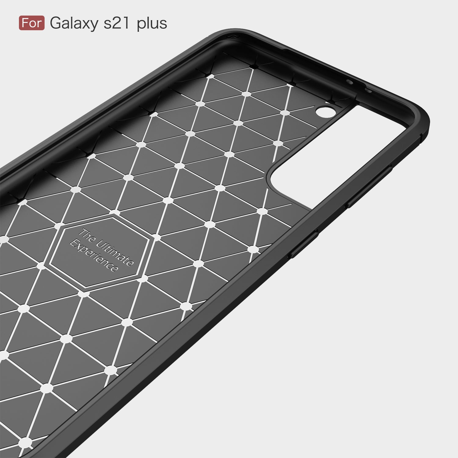Galaxy S21 Plus Carbon Fibre Case [Black]