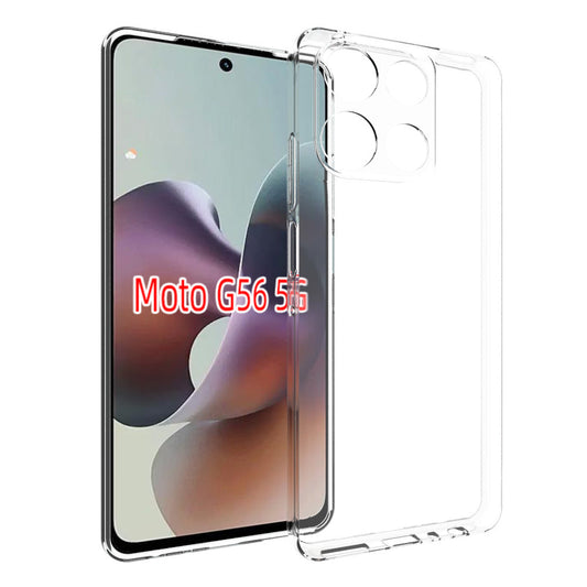 Moto G56 Soft Gel Case [Clear]