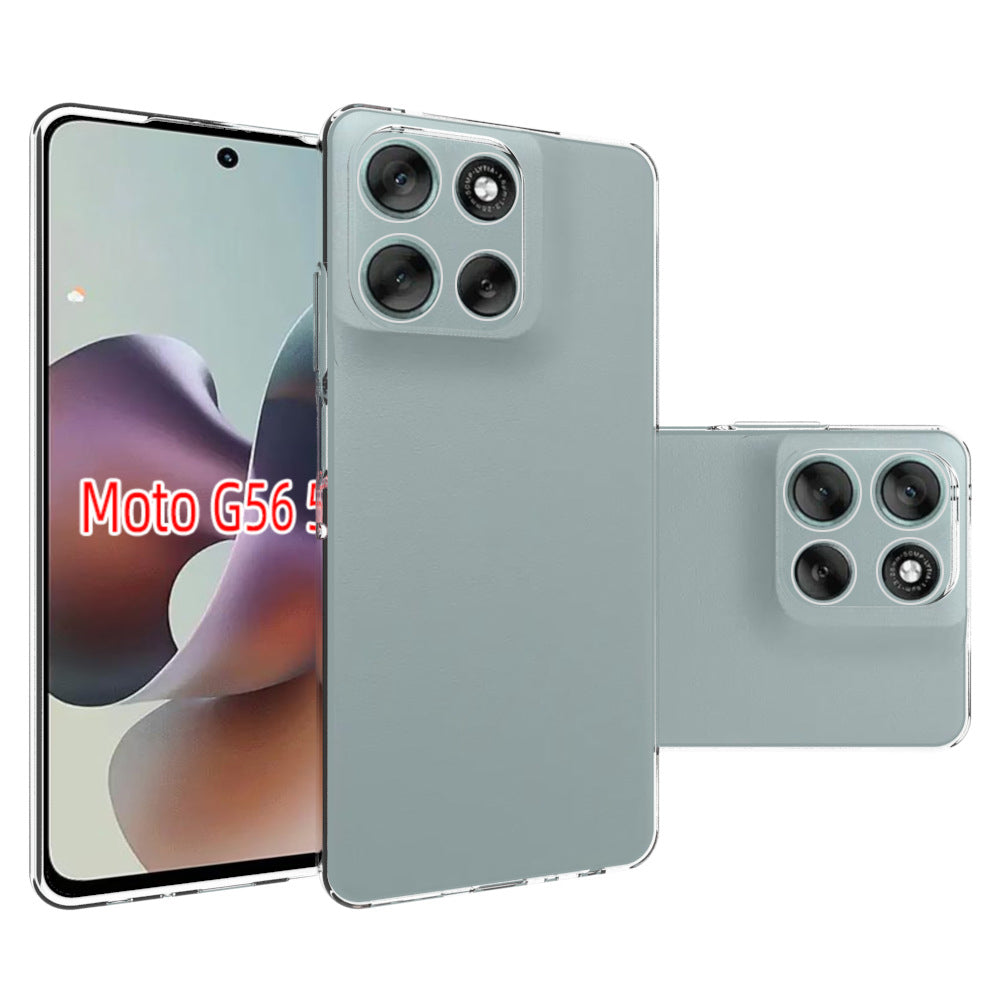 Moto G56 Soft Gel Case [Clear]