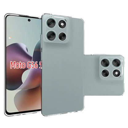 Moto G56 Soft Gel Case [Clear]
