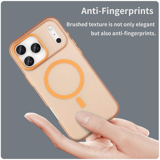 Iphone 17 Pro Max Magsafe Soft Matte Case [Orange]