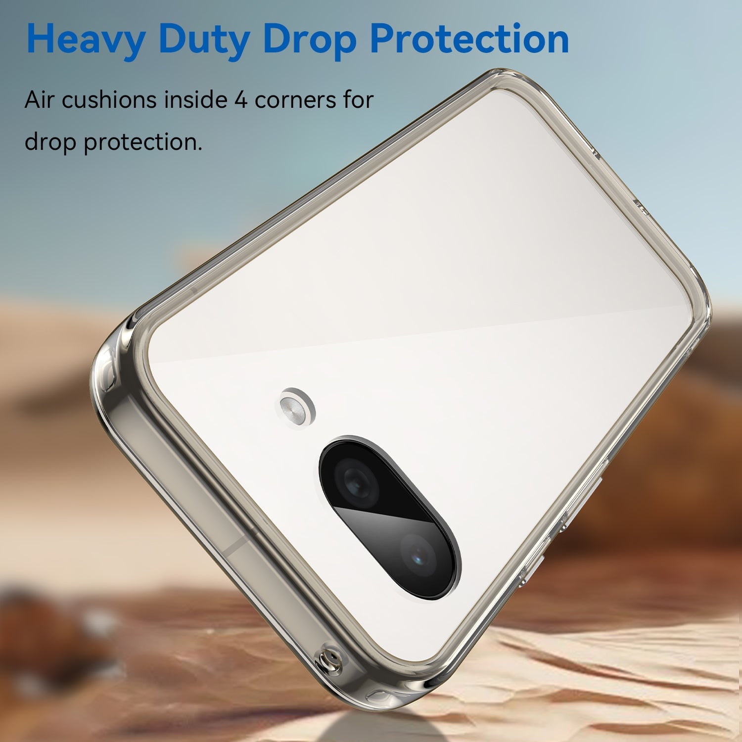 Google Pixel 9A Soft Gel Case [Clear Grey]