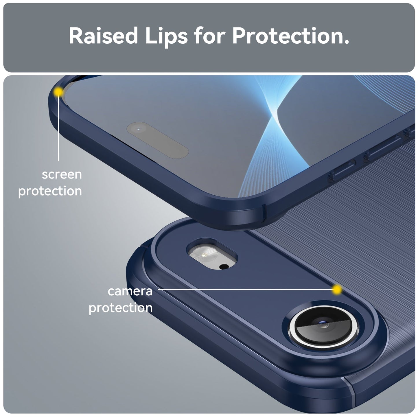 Iphone 17 Air Carbon Fibre Case [Navy]